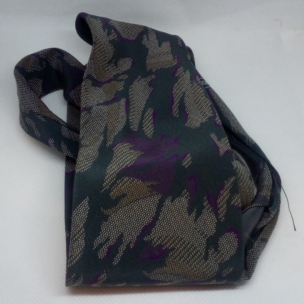 Giorgio armani Grey Silk Tie
